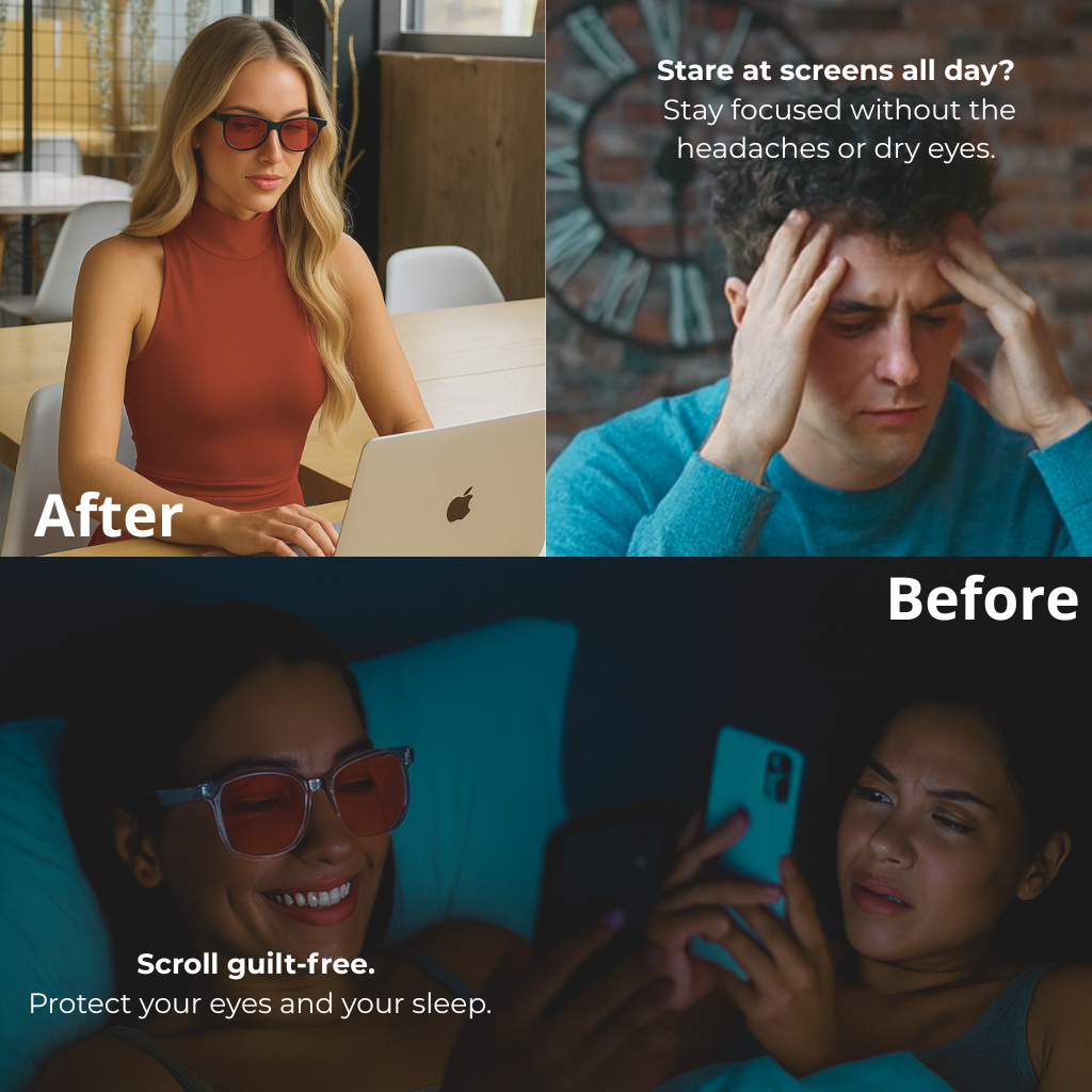 AeroG® │ Unisex Red Lens Blue Light Glasses