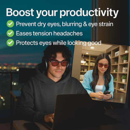 AeroG® │ Unisex Red Lens Blue Light Glasses