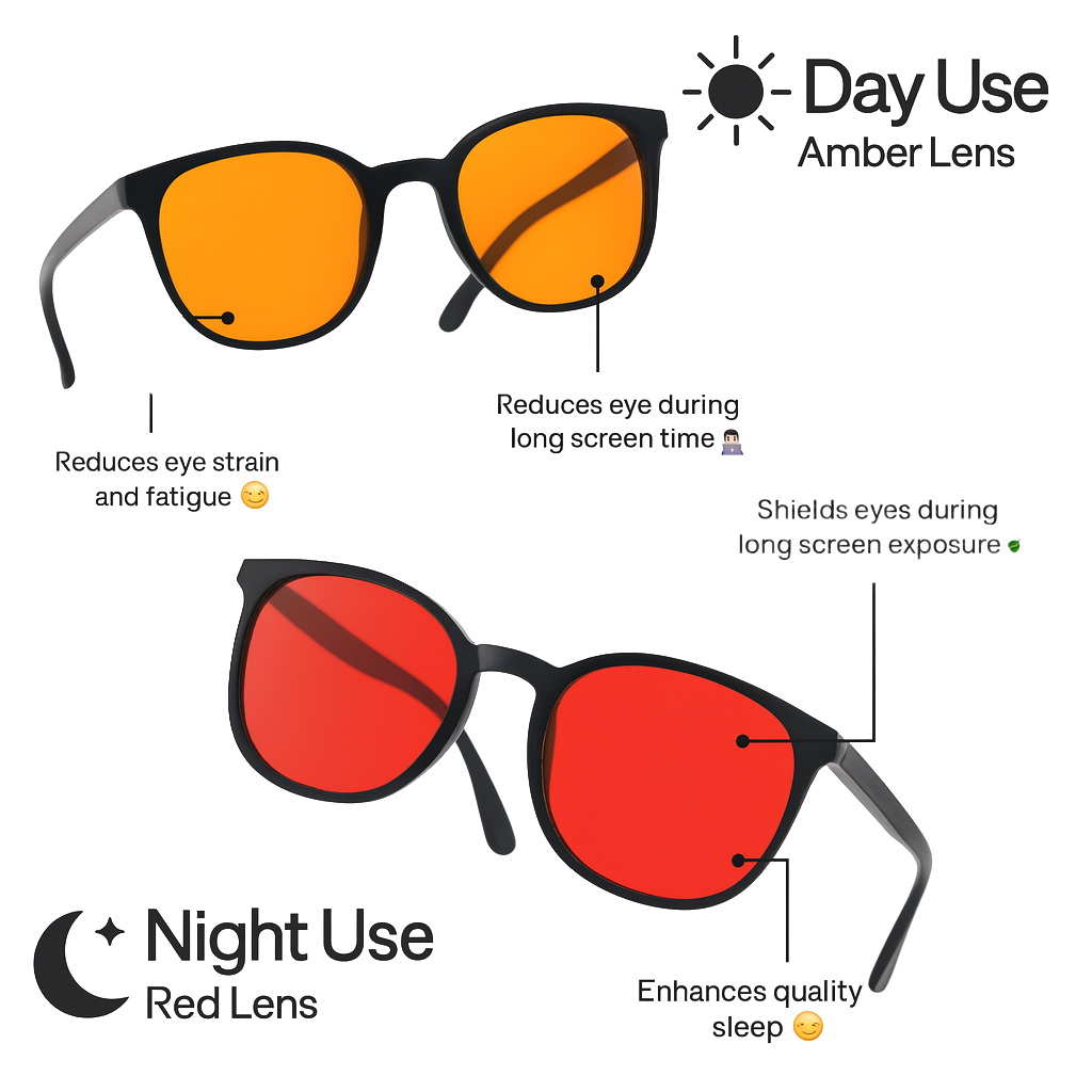 AeroG® │ Unisex Red Lens Blue Light Glasses