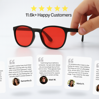 AeroG® │ Unisex Red Lens Blue Light Glasses